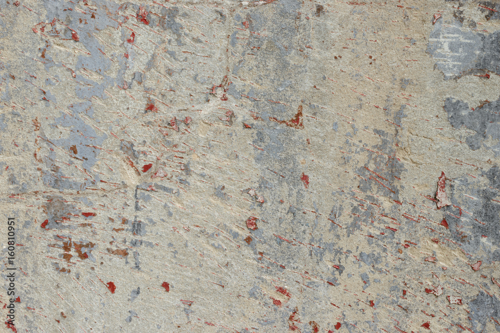 Fototapeta premium Wall fragment with scratches and cracks