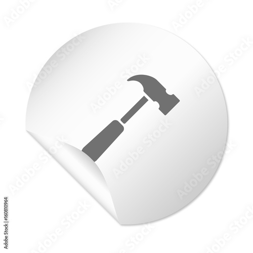 Runder Sticker - Hammer