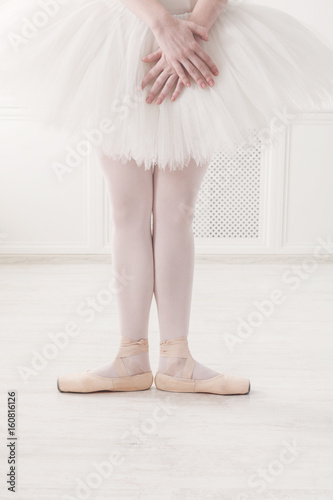 Ballerina legs in first position