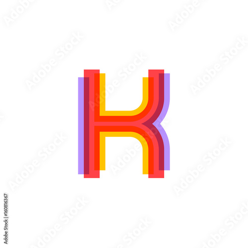 Letter K logo with Colorful three line, real estate, apartment, condo, house, modern, digital, technology logotype Free Download Letter K logo with Colorful three line, real estate, apartment, condo, house, modern, digital, technology logotype - GFXLoad