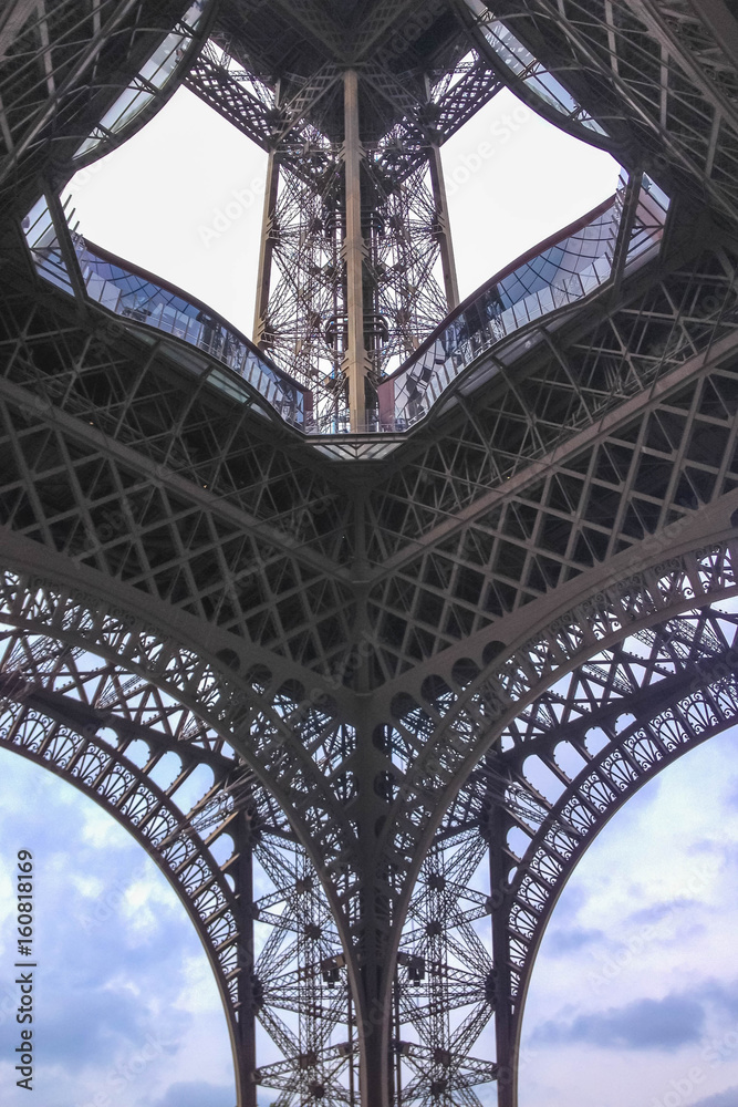June 03, 2017, France, Paris. Eiffel Tower.