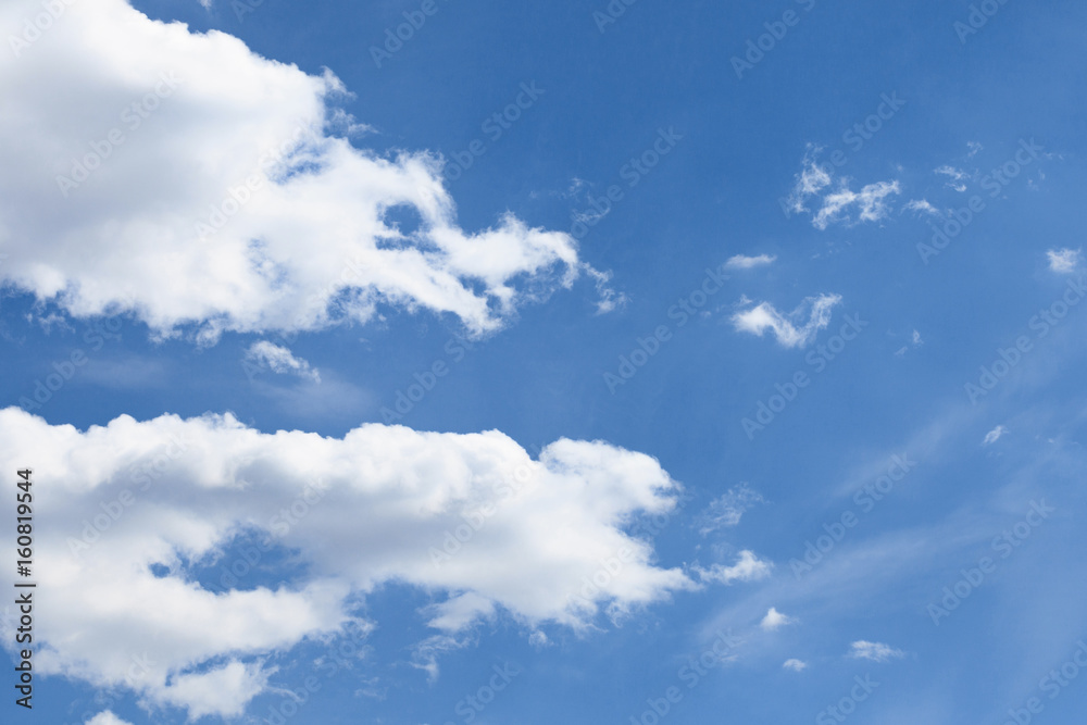 Fototapeta premium Clouds against the blue sky