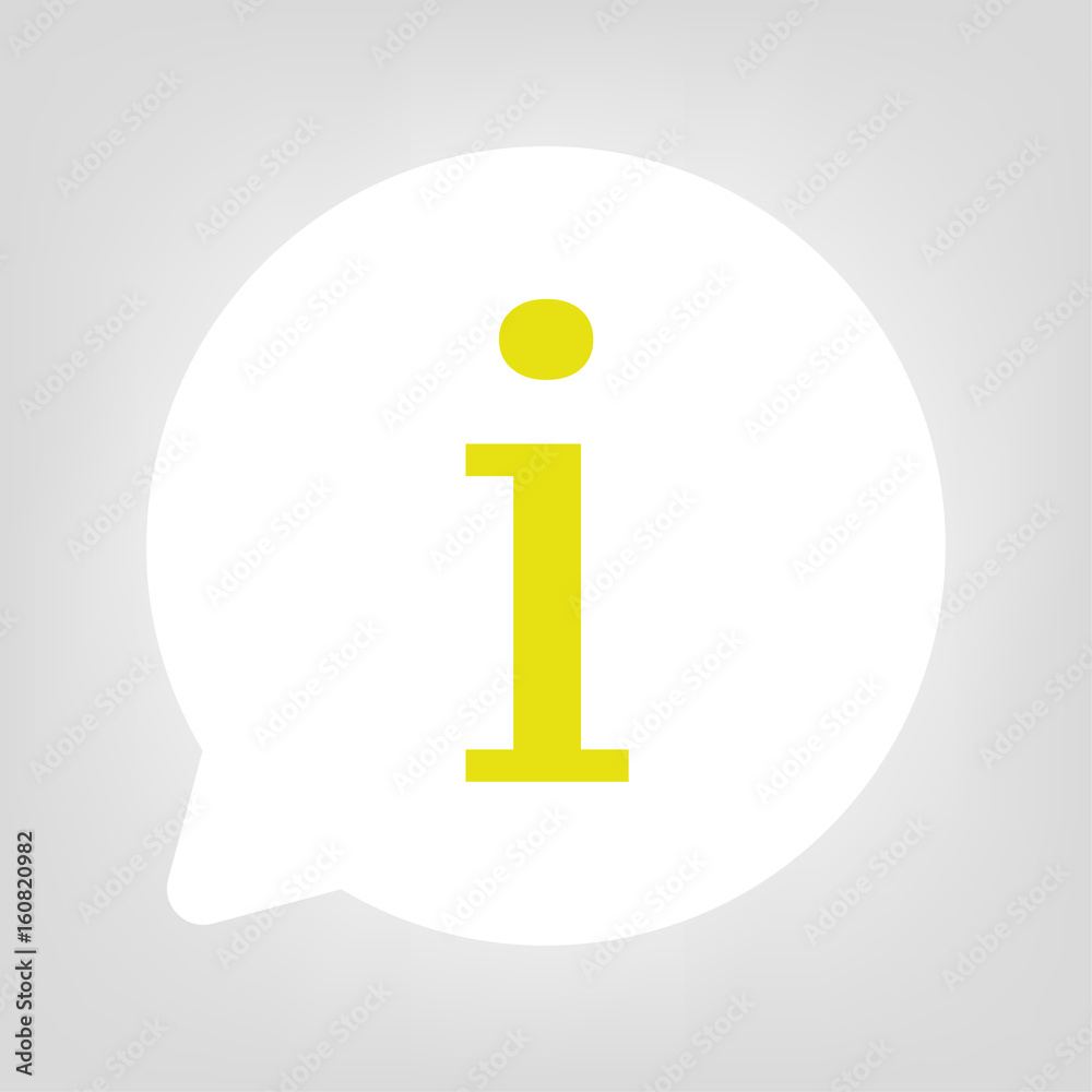 Kreis Sprechblase - Information FAQ gelb Kreis Sprechblase - Information FAQ gelb