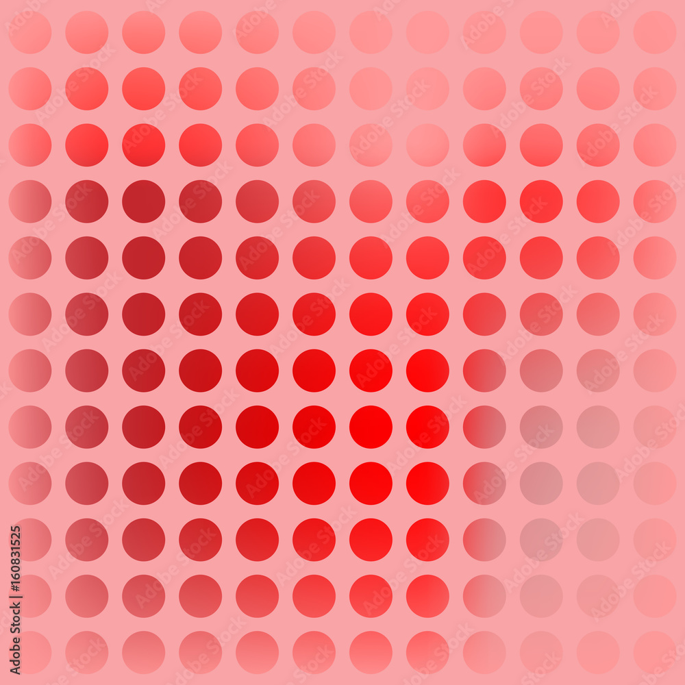 background circles, cells abstract color