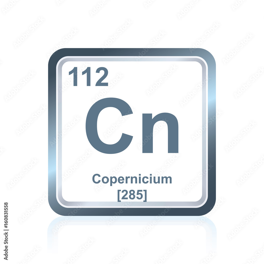 Chemical element copernicium from the Periodic Table Chemical element copernicium from the Periodic Table