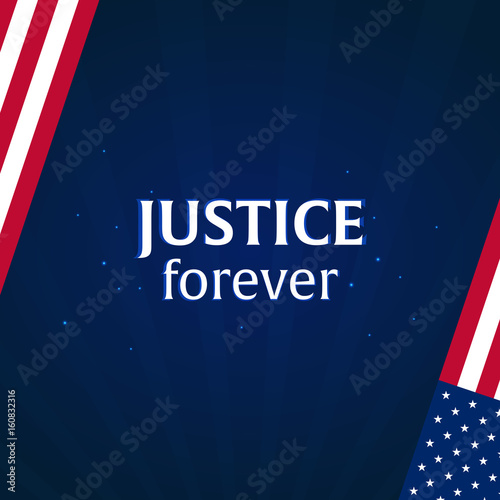 American Independence Day. 4th July. Template background for greeting cards, posters, leaflets and brochure. Vector illustration.