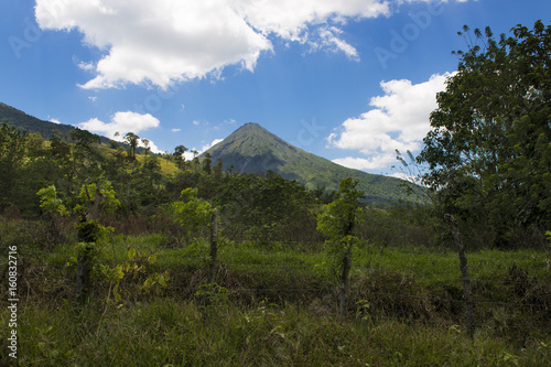 View of the Arenal Volcano in Costa Rica, Central America