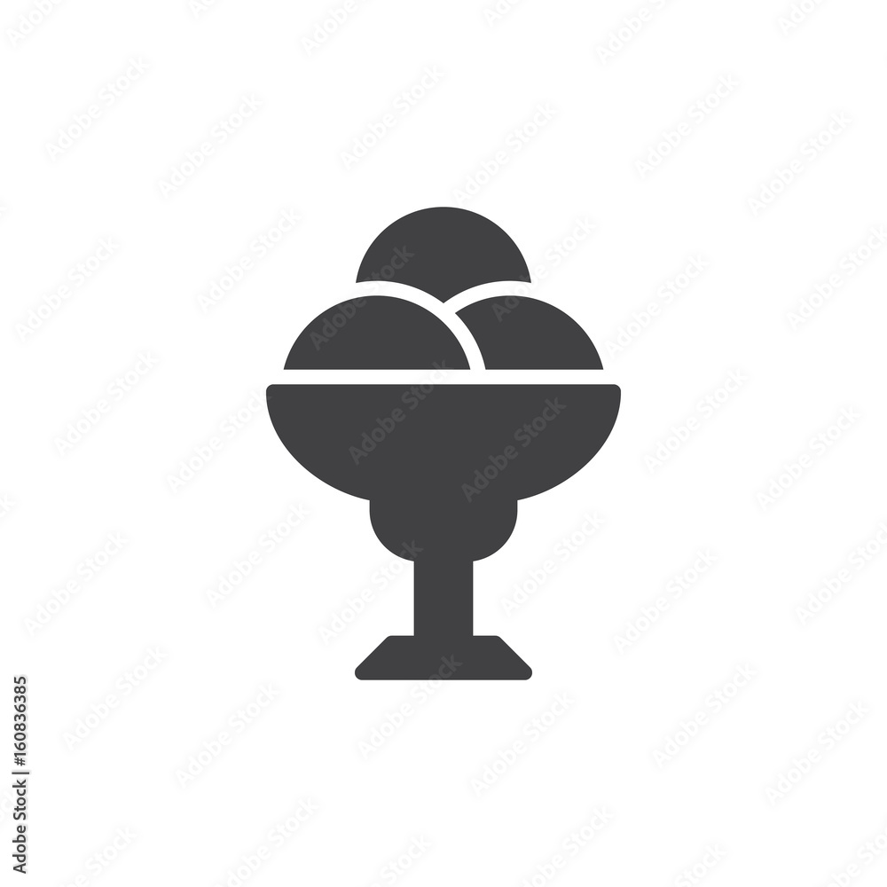 Ice cream icon vector, filled flat sign, solid pictogram isolated on white. Symbol, logo illustration. Pixel perfect Ice cream icon vector, filled flat sign, solid pictogram isolated on white. Symbol, logo illustration. Pixel perfect