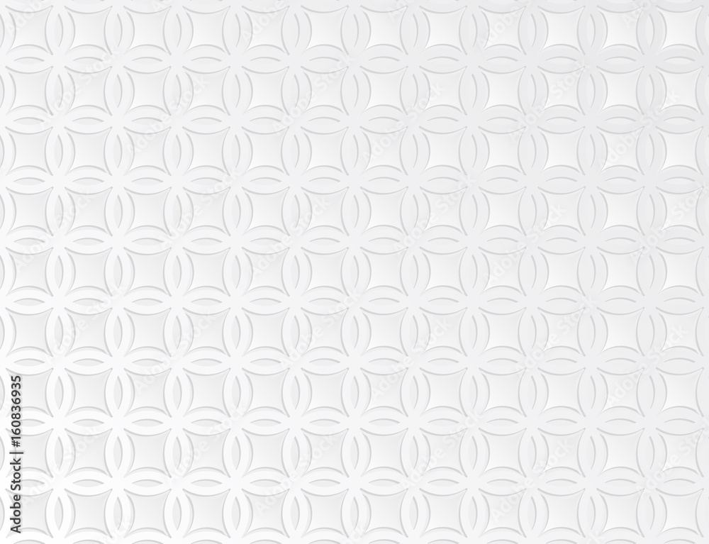 White pattern background.