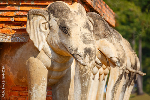Wat Sorasak Temple at Sukhothai Historical Park  a UNESCO World Heritage Site in Thailand