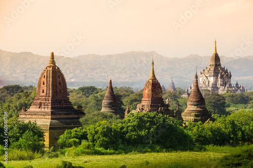 myanmar bagan temples light burma travel Pagan Kingdom