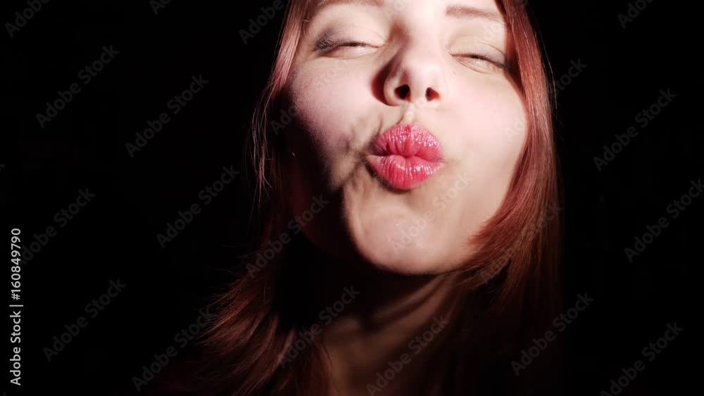 Teen girl having fun and making funny faces, 4K UHD slowmo Teen girl having fun and making funny faces, 4K UHD slowmo