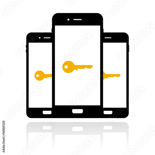 Smartphone Banner - Schlüssel - Sicherheit