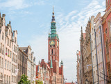Rechtstädtische Rathaus (Ratusz Głównego Miasta) Gdańsk (Danzig) pomorskie (Pommern) Polska (Polen)