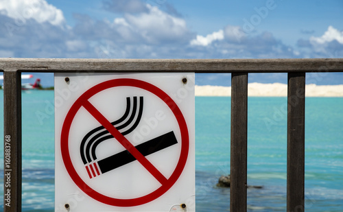 No smoking sign