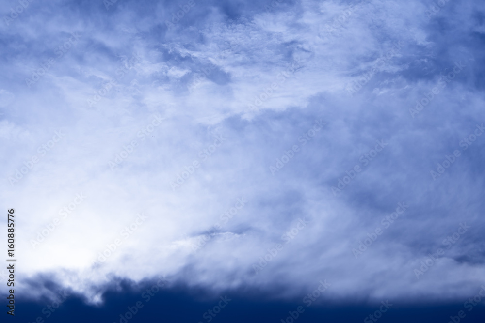 Clouds in the blue sky Clouds in the blue sky