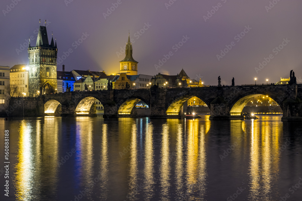 Charles Bridge, Prague, Czech Republic, Europe. Charles Bridge, Prague, Czech Republic, Europe.