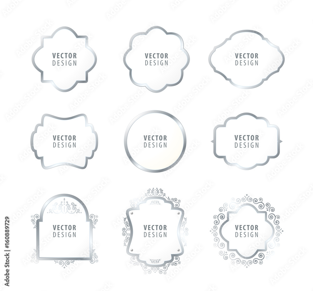 High Quality Luxury Frame on White Background . Vector Isolated Illustration High Quality Luxury Frame on White Background . Vector Isolated Illustration
