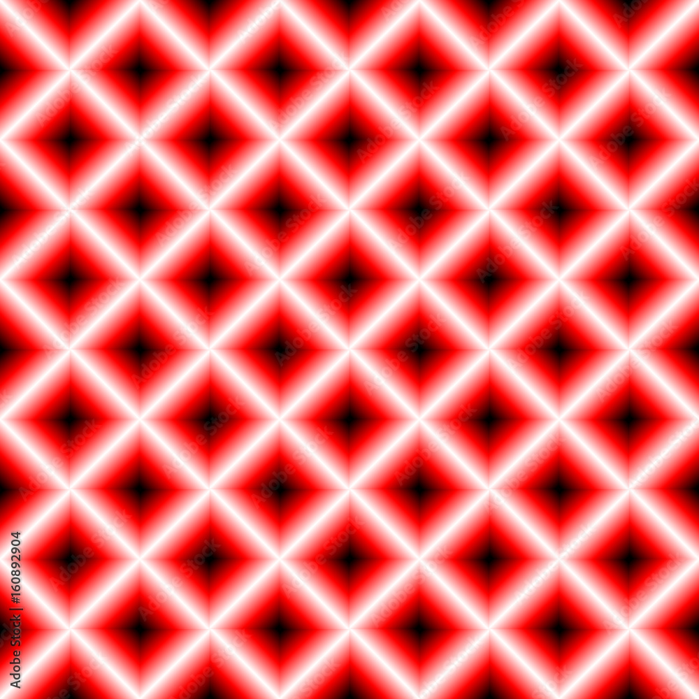 Fototapeta premium Black and red chessboard, abstract geometric background