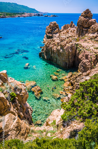 Rocky sea bay in Costa Paradiso, Sardinia, Italy