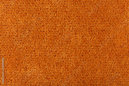 fabric texture orange carpeting for background