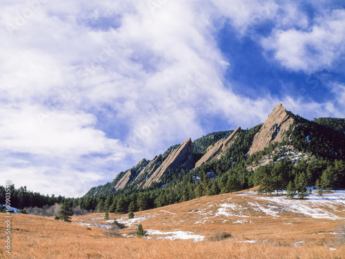 Spring along the Boulder Flatirons at Chautauqua photo