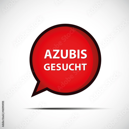 azubis gesucht rote sprechblase