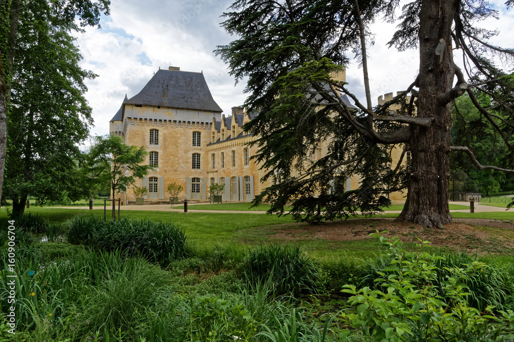 Paysage château  Dordogne