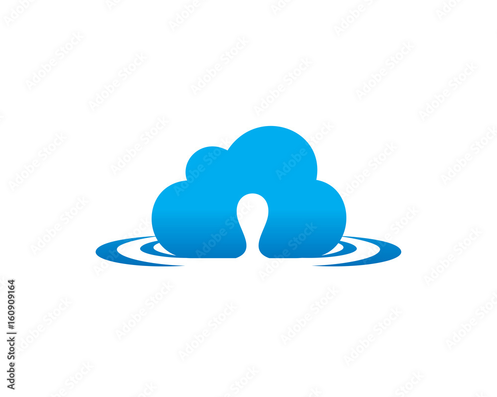 Water CloudLogo Template Design Vector, Emblem, Design Concept, Creative Symbol, Icon Water CloudLogo Template Design Vector, Emblem, Design Concept, Creative Symbol, Icon