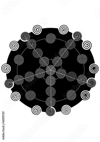 Geometric abstract background