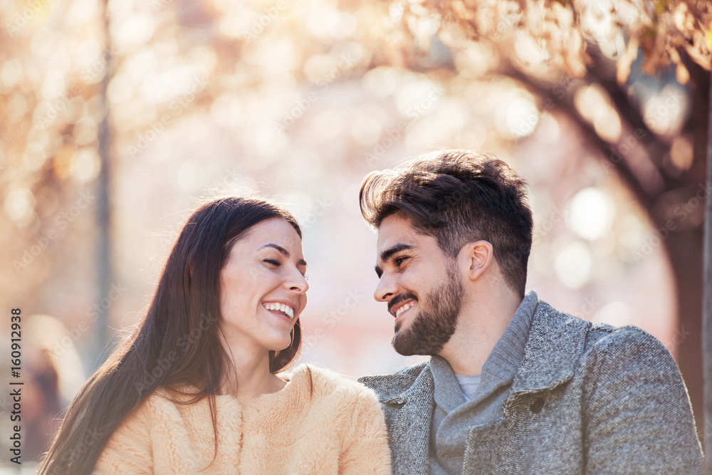 Fototapeta premium Lovely happy couple