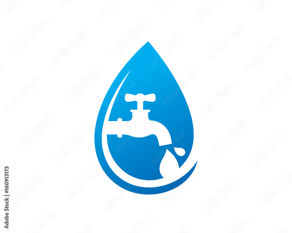Vecteur Stock Clean Water Logo Template Design Vector, Emblem, Design