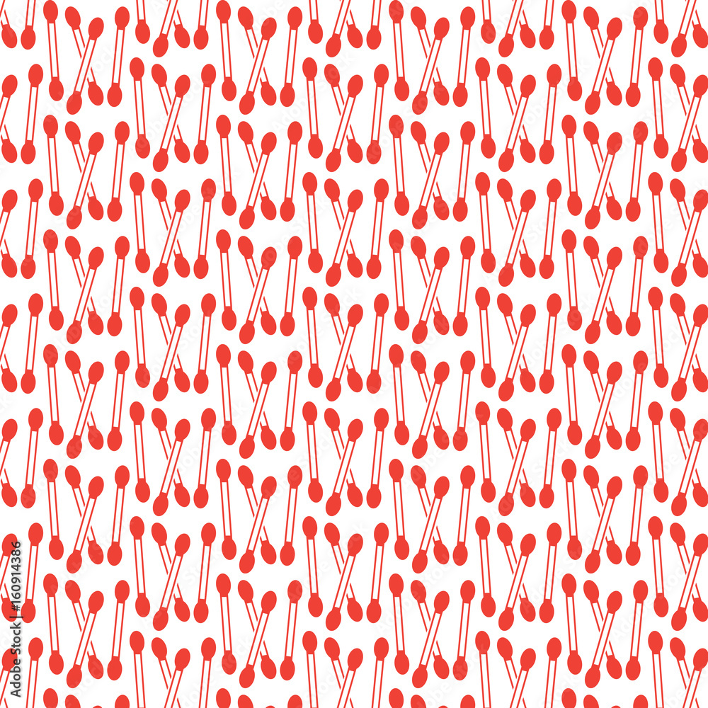 Pattern background Cotton swab icon Pattern background Cotton swab icon