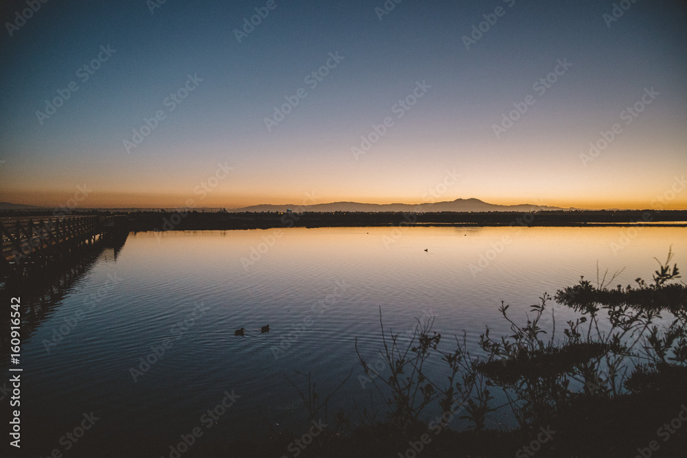 Fototapeta premium Bolsa Chica California Sunrise 18