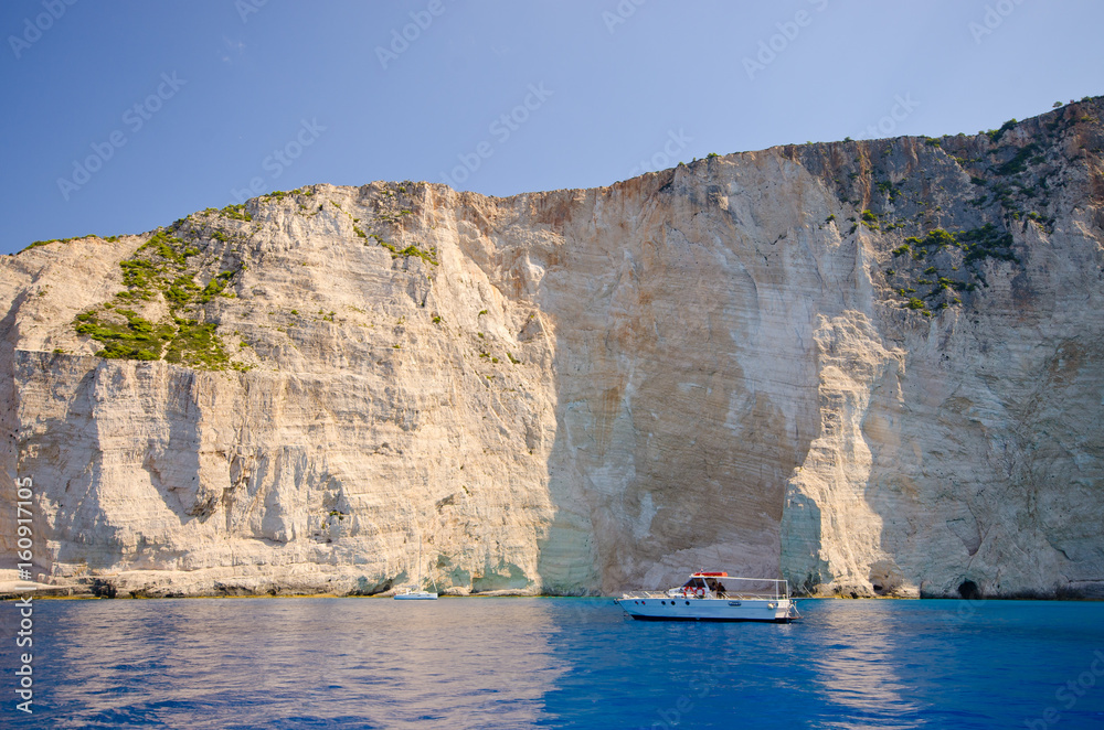 Cliffs of Zakynthos island, Greece