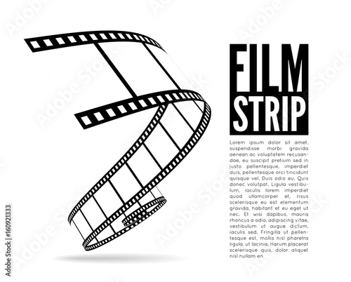 Film strip vector illustration