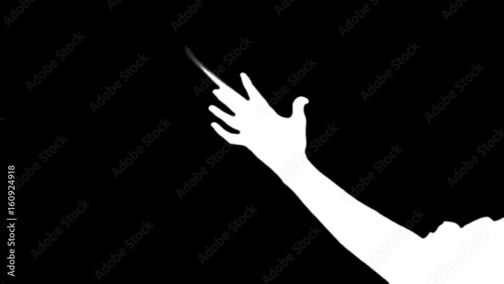Drum Stick Twirl, White Isolated on Black Drum Stick Twirl, White Isolated on Black