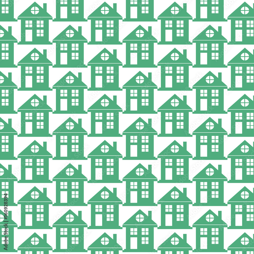 Fototapeta premium Pattern background home icon