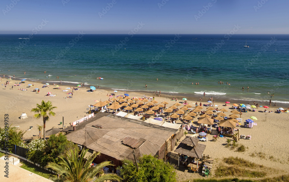 Beach in Marbella, Spain