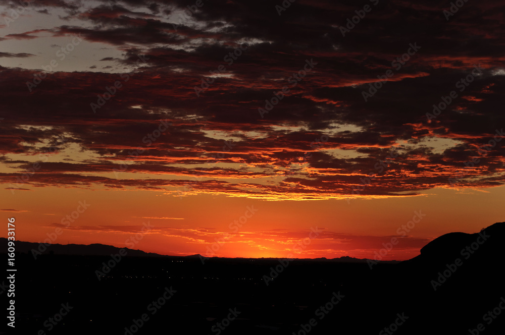 Arizona Sunset. Scenic Sunset in Arizona, United States Arizona Sunset. Scenic Sunset in Arizona, United States