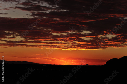 Arizona Sunset. Scenic Sunset in Arizona, United States