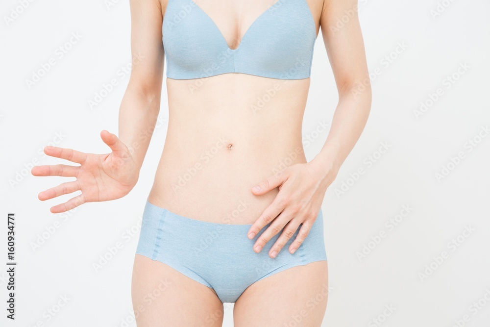 女性のお腹 女性のお腹