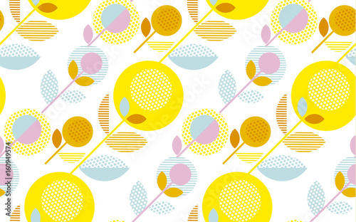 modern summer pale color fl...