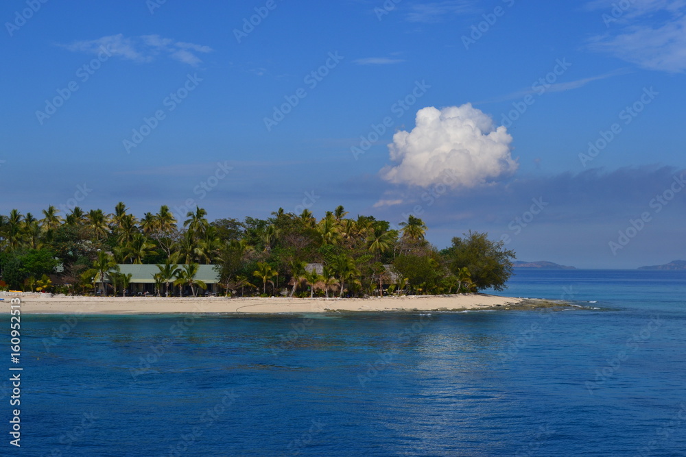 ocean and island view in the fijis ocean and island view in the fijis