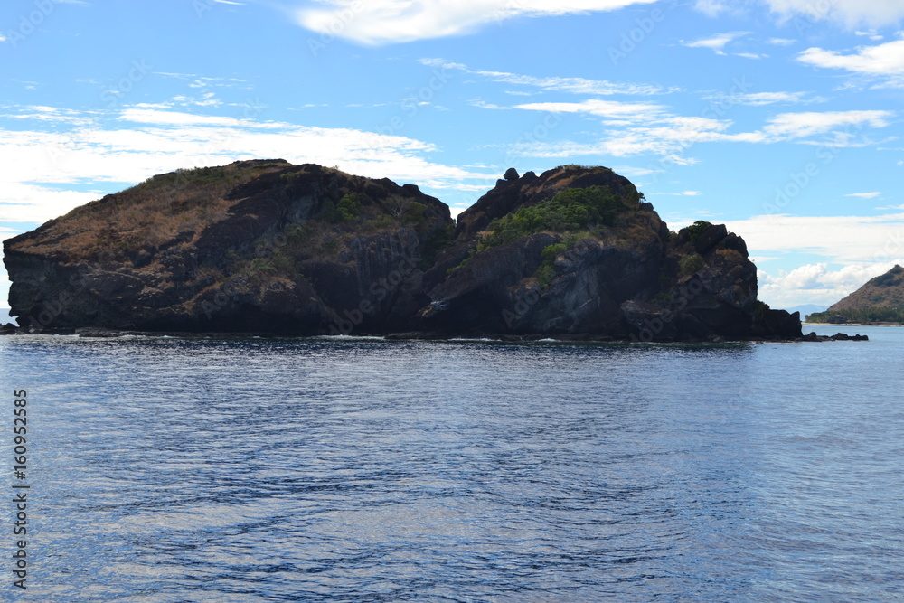 ocean and island view in the fijis ocean and island view in the fijis