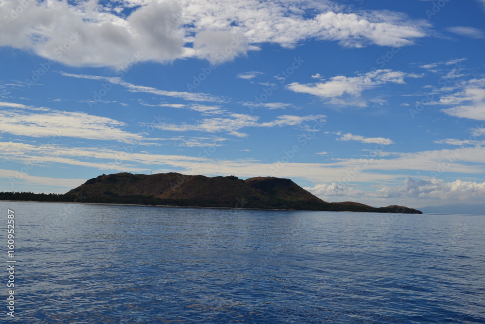 ocean and island view in the fijis ocean and island view in the fijis