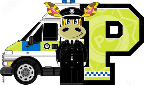 P is for Police - Giraffe