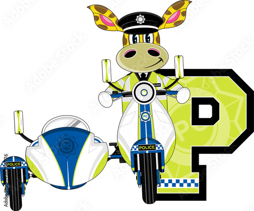 P is for Police - Giraffe