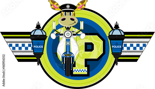 P is for Police - Giraffe