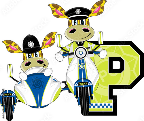 P is for Police - Giraffe